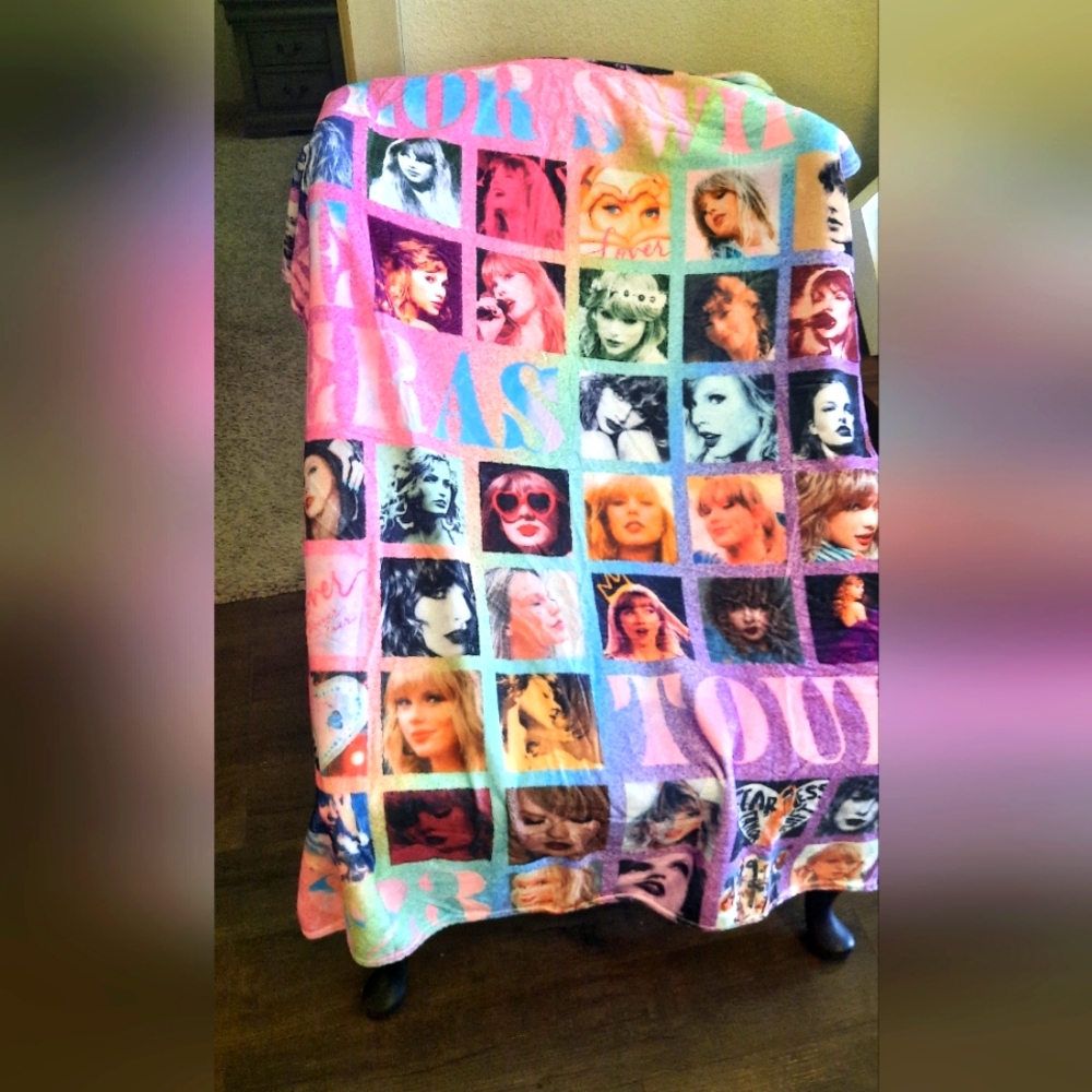 Taylor Swift inspired soft blanket